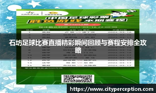 石坊足球比赛直播精彩瞬间回顾与赛程安排全攻略